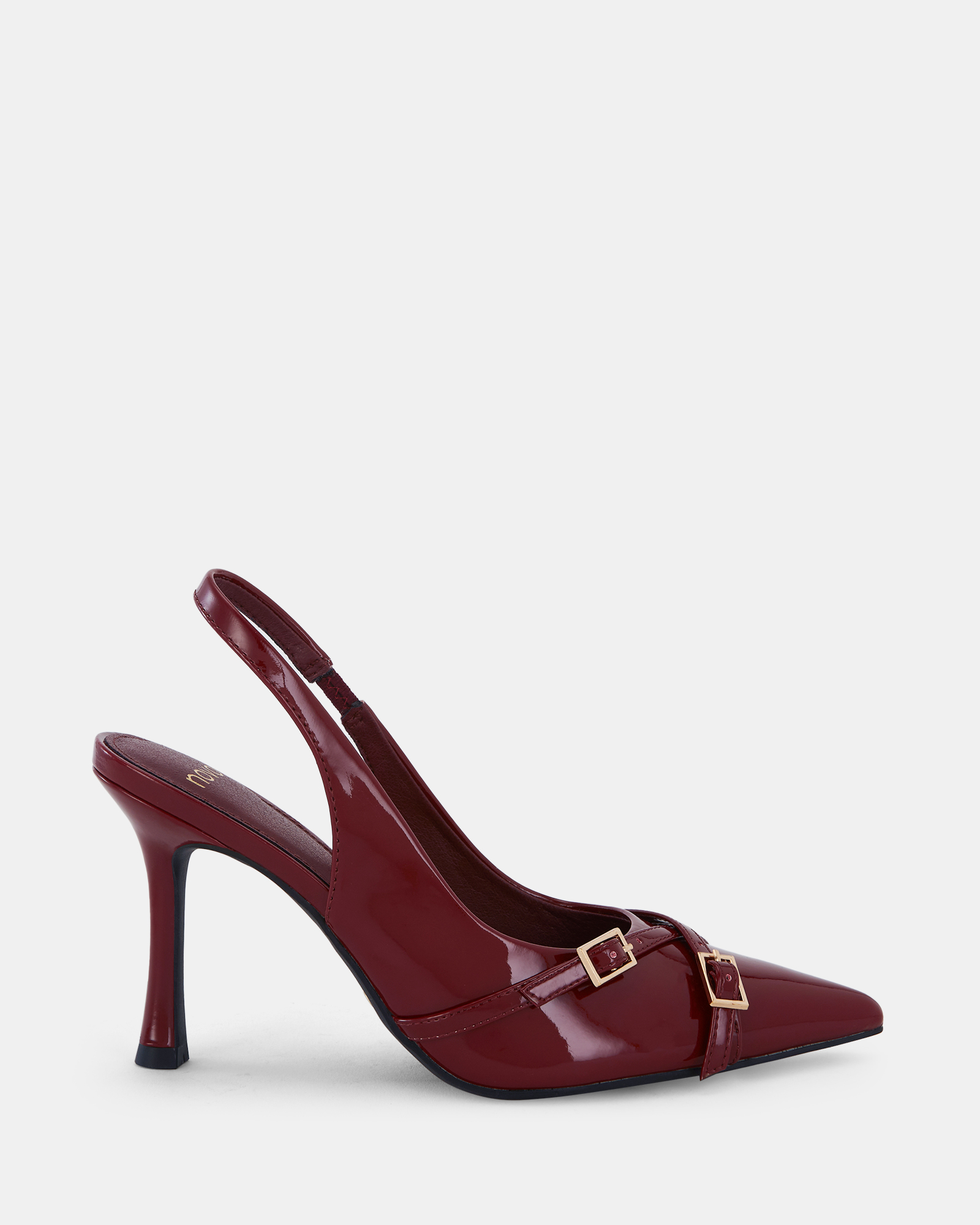 IGGI DEEP RED PATENT Closed Toe Heels Buy Women's HEELS Online Novo