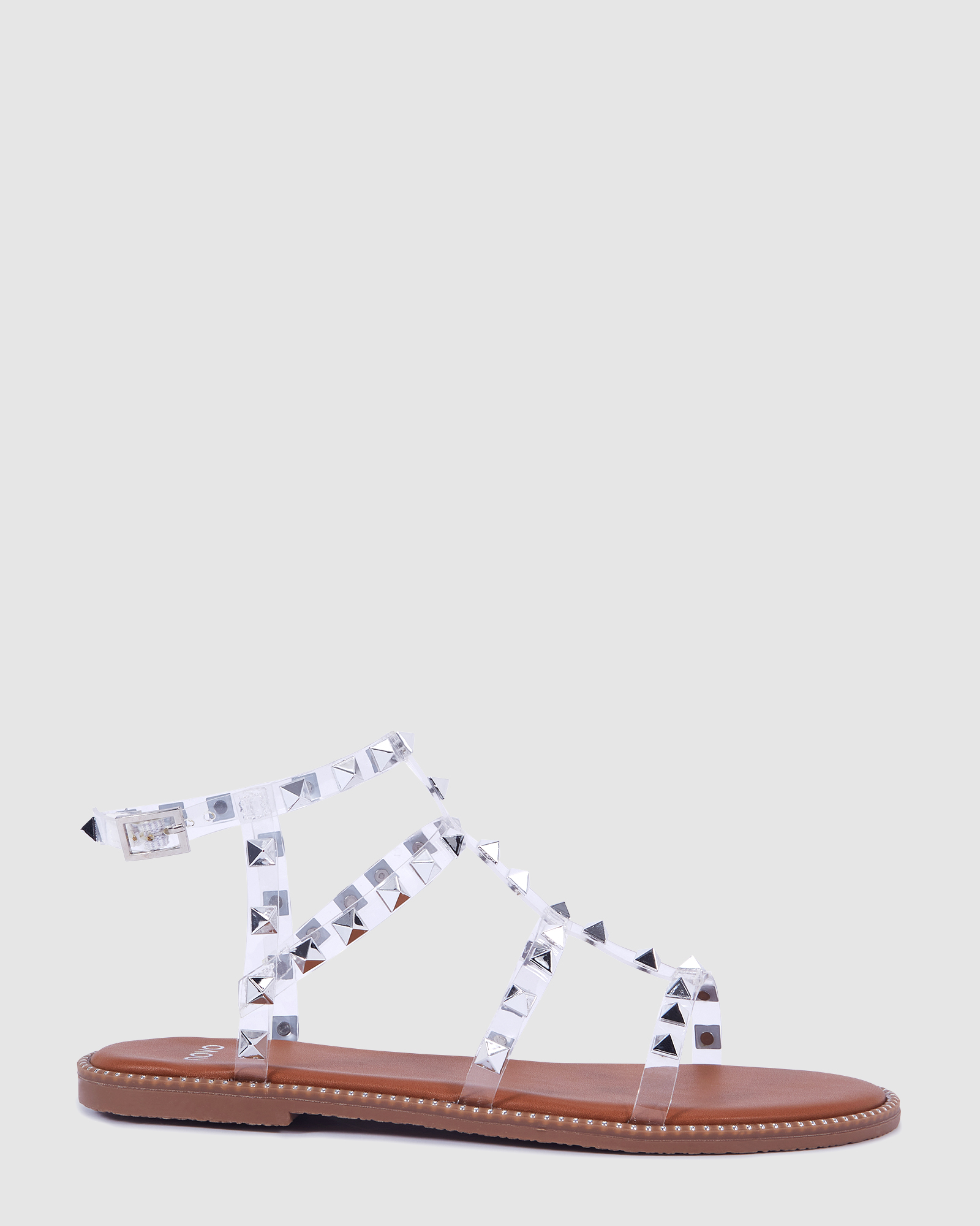 gladiator clear sandals