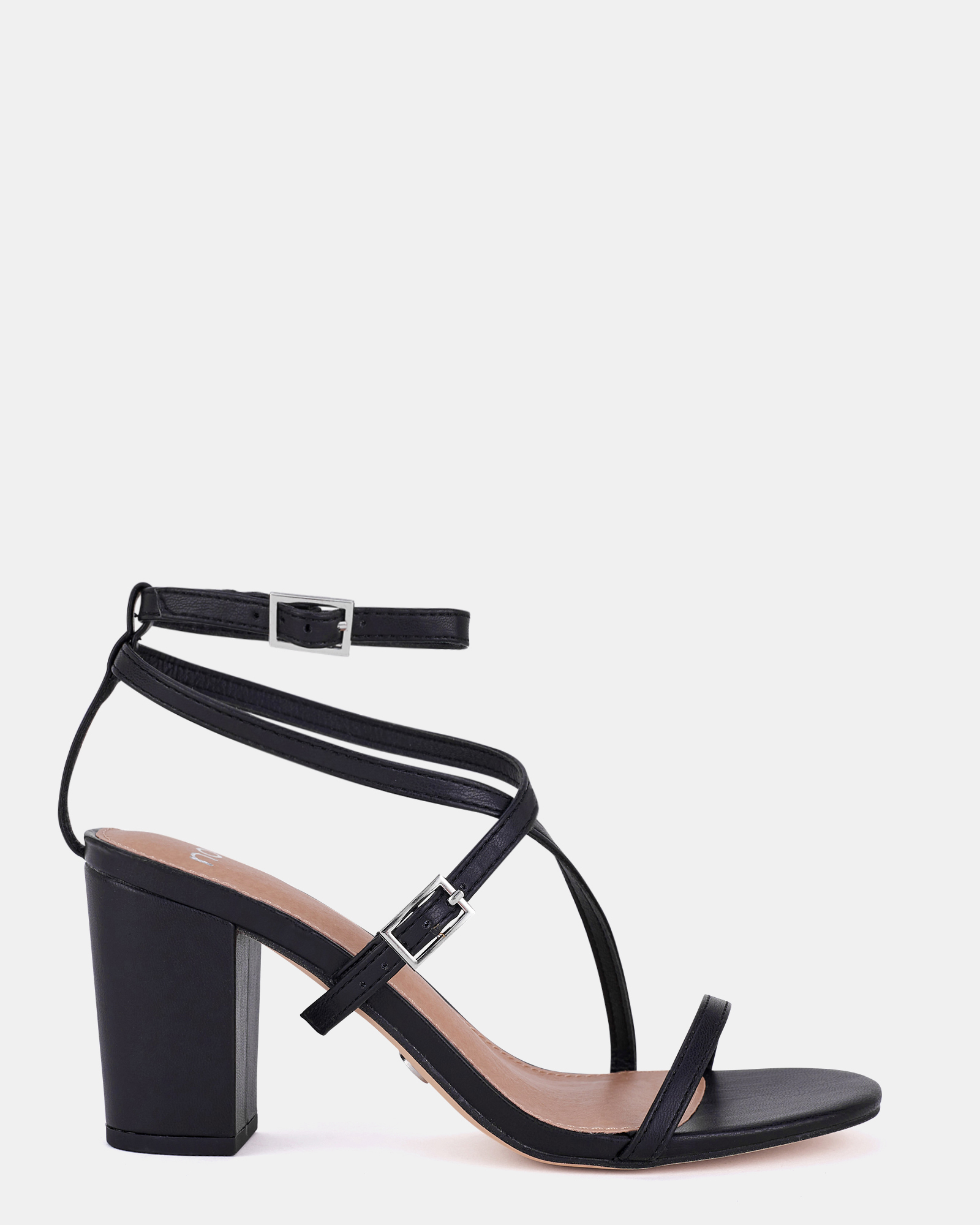 UDARE BLACK Block Heels Buy Women's HEELS Online Novo Shoes