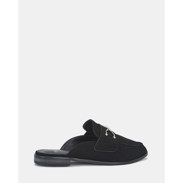 ELEANORA FLATS In BLACK NUBUCK Buy Women's FLATS Online Novo Shoes