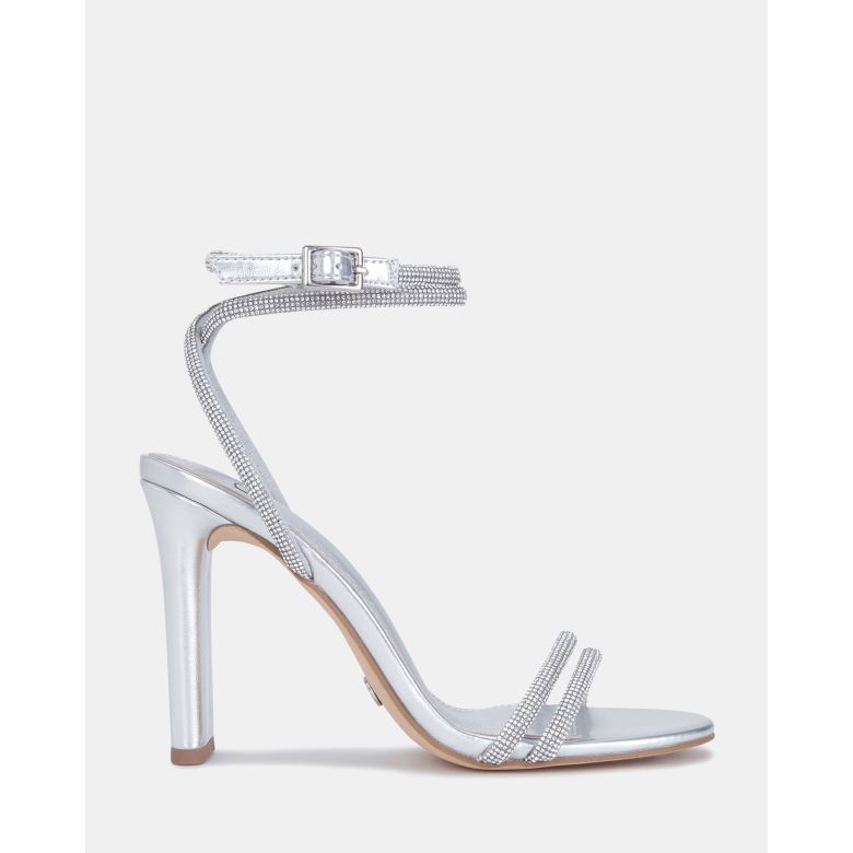 PAINKILLER HEELS In SILVER Buy Women's HEELS Online Novo Shoes