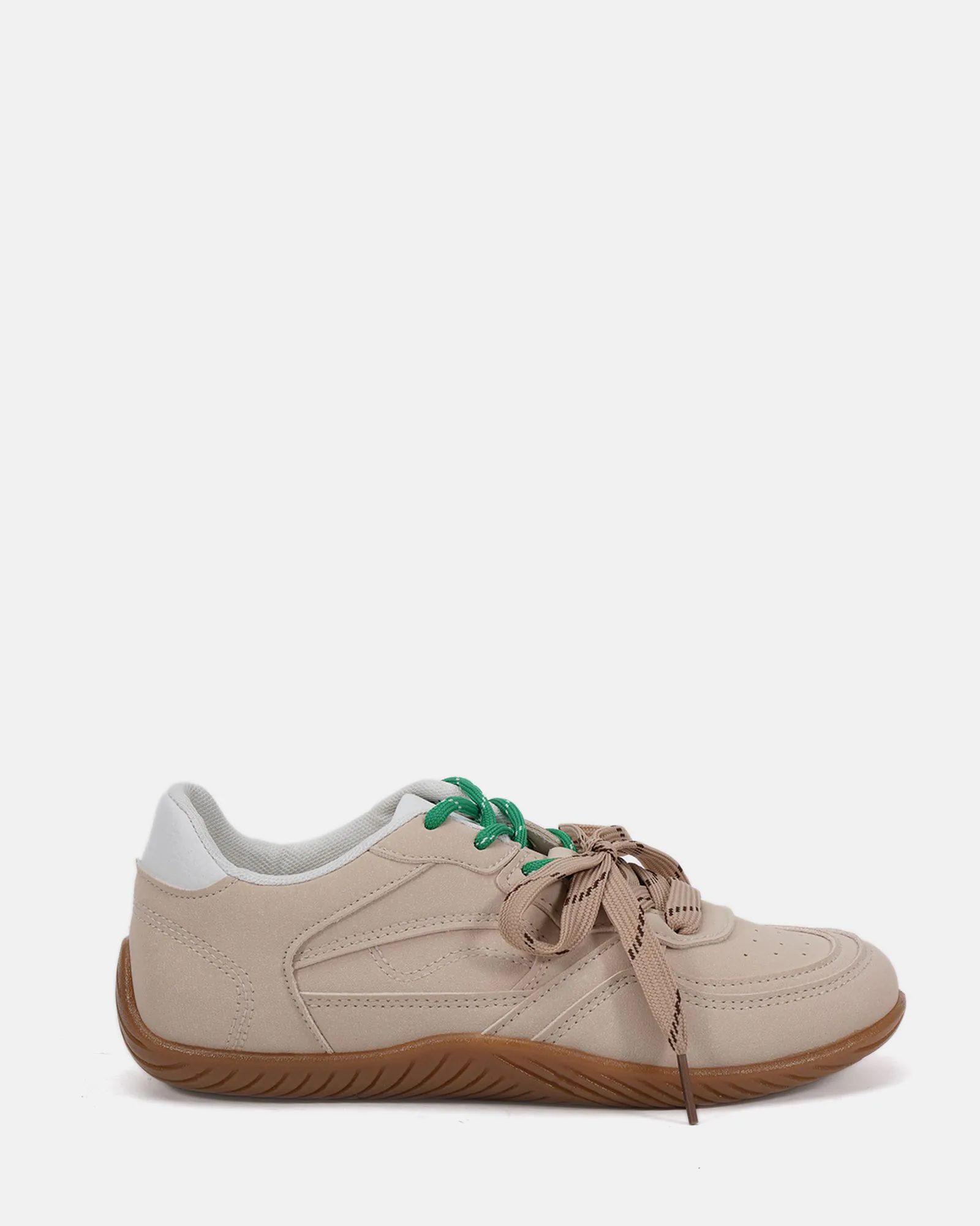 CAROOSO BEIGE Lace Up Sneakers Buy Women's Womens Flats Online