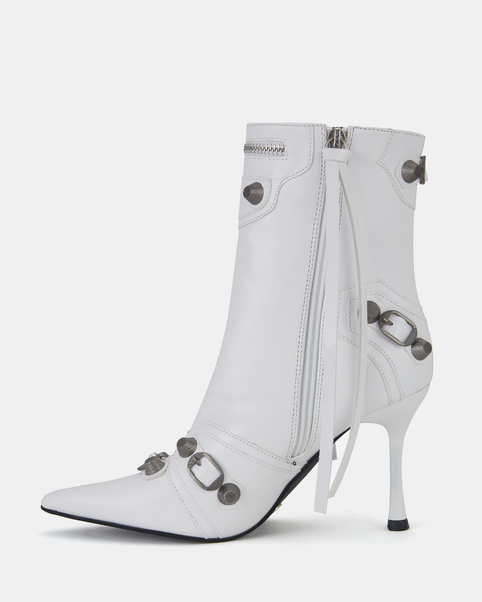 KABOOM WHITE Heeled Boots Buy Women's BOOTS Online Novo Shoes