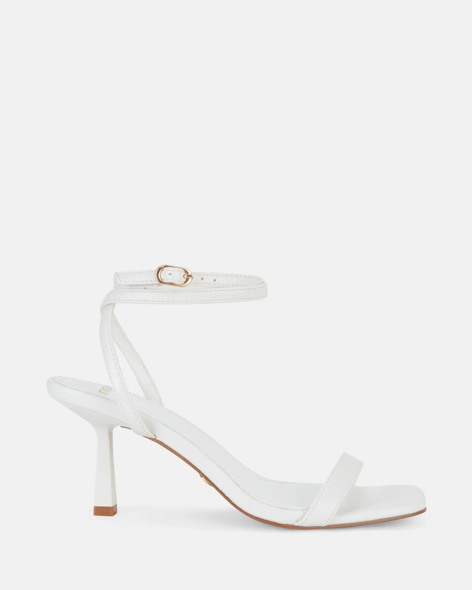Novo Shoes White Strappy Heels Australia LAKER WHITE