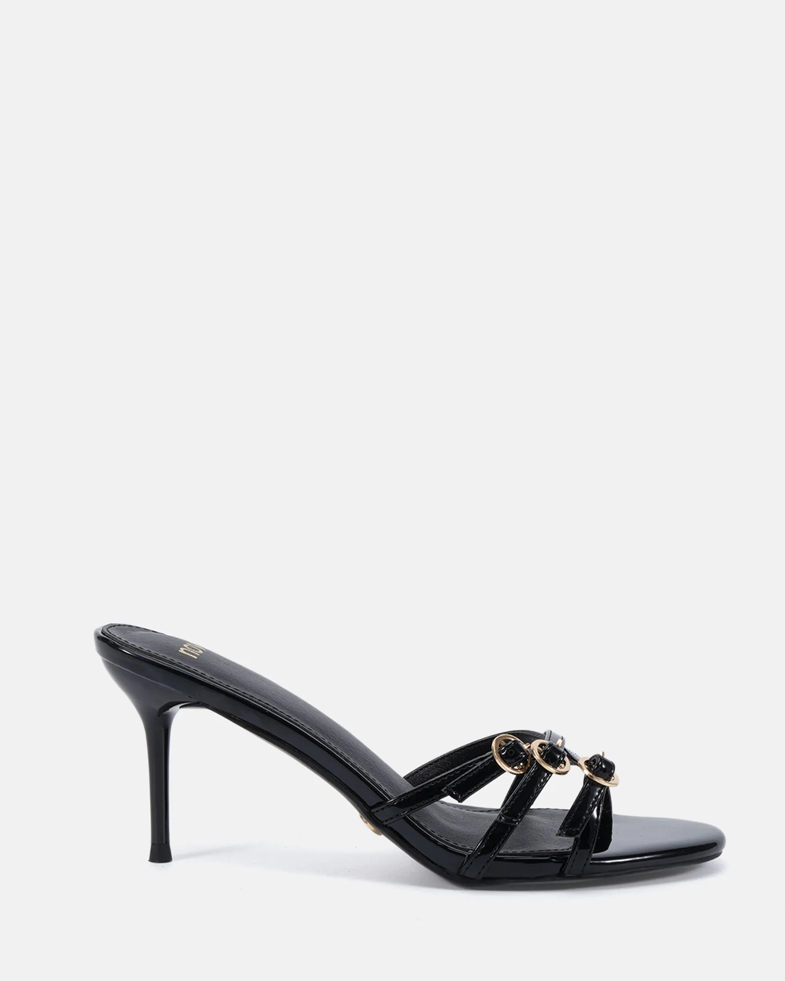MERIVALE Black Patent Evening Buy Women's HEELS Online Novo Shoes