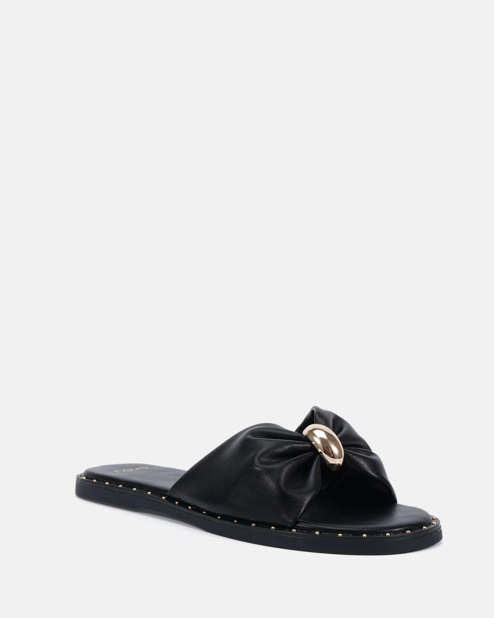 SAANVI BLACK Sandals Buy Women's SANDALS Online Novo Shoes