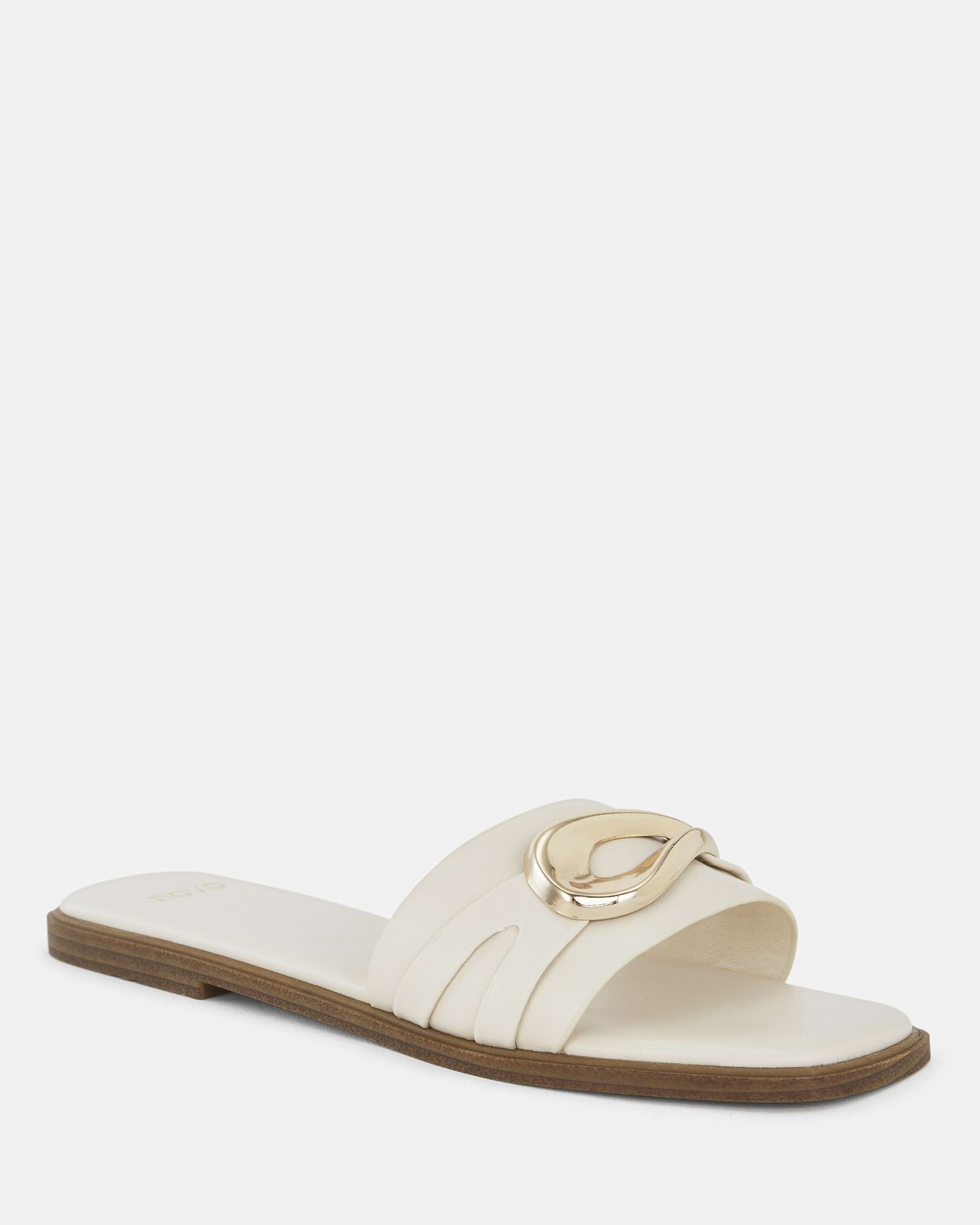 SAHERA  CREAM Women's Thongs Novo Sandals main image 1