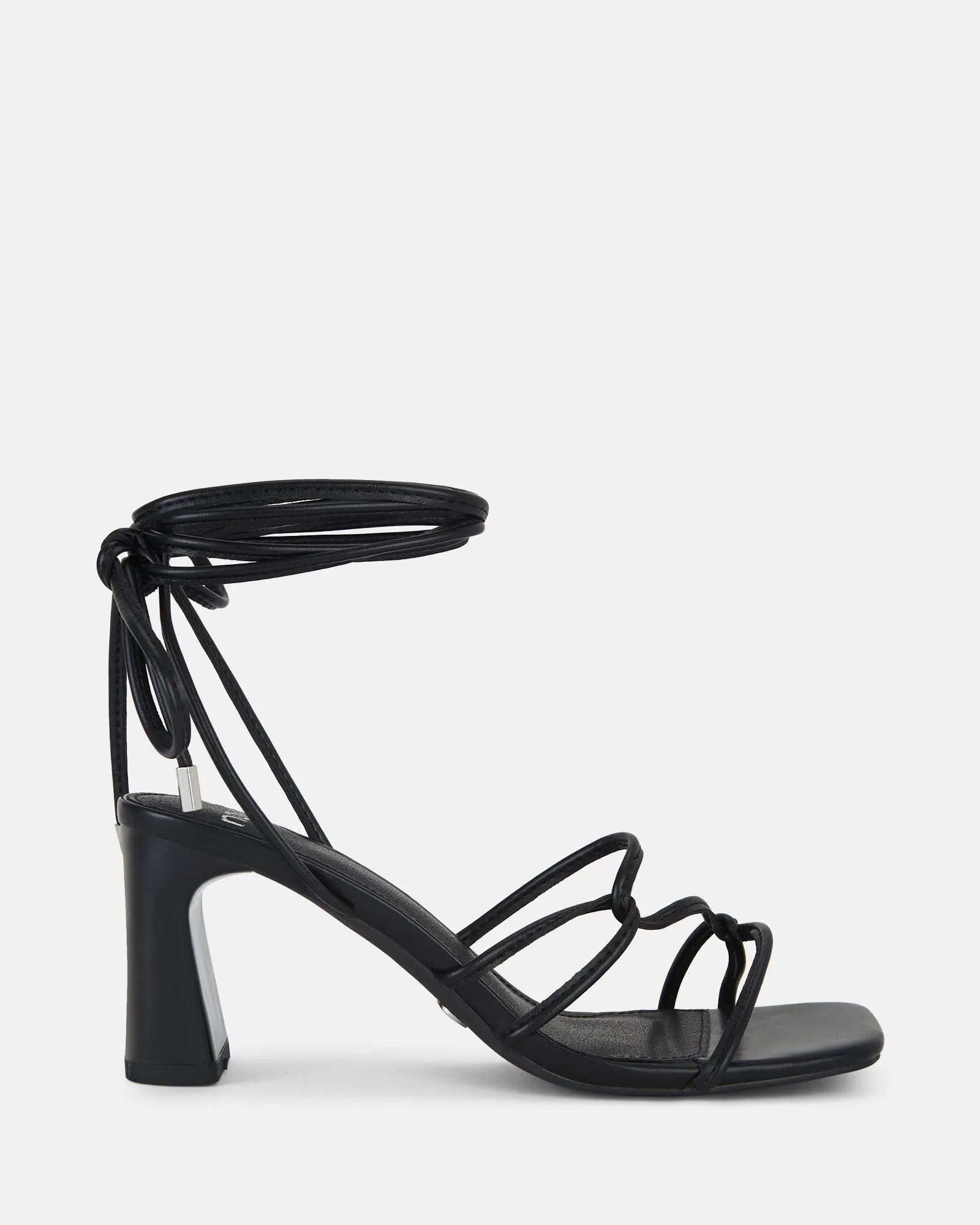 URAY BLACK Lace-Up Heels Buy Women's HEELS Online Novo Shoes