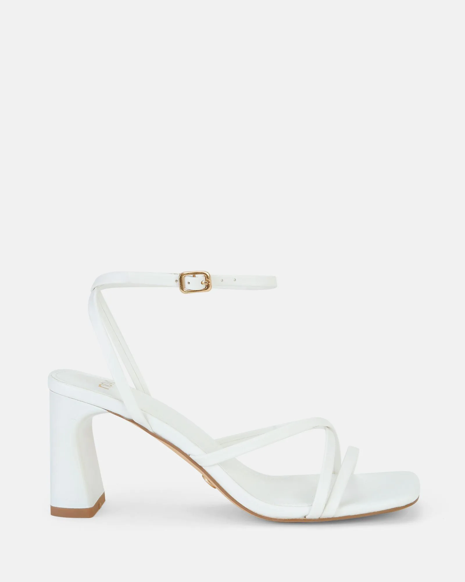 Novo Shoes White Strappy Heels Australia URELIA WHITE