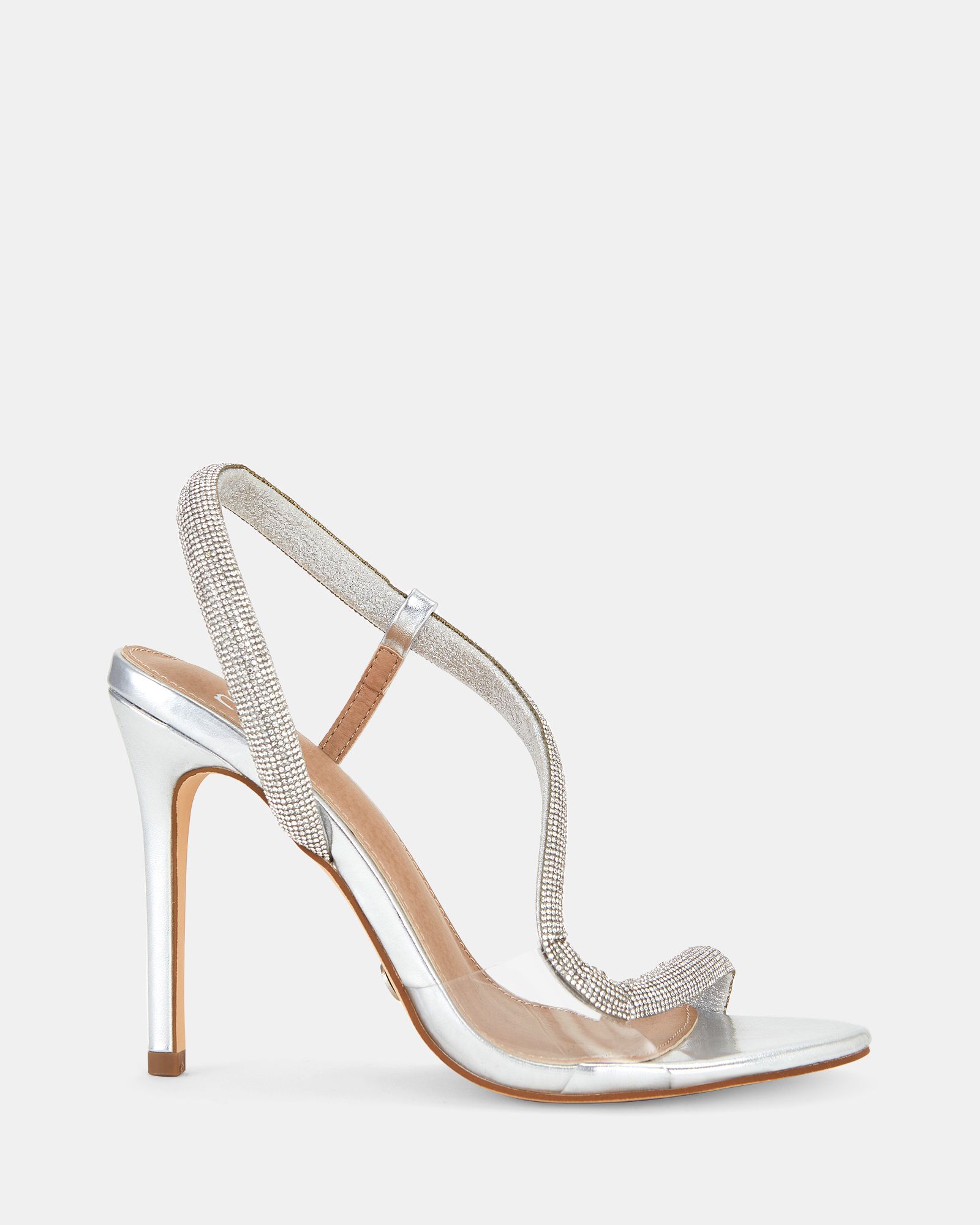 YASHA HEELS In SILVER | Buy Women's HEELS Online | Novo Shoes