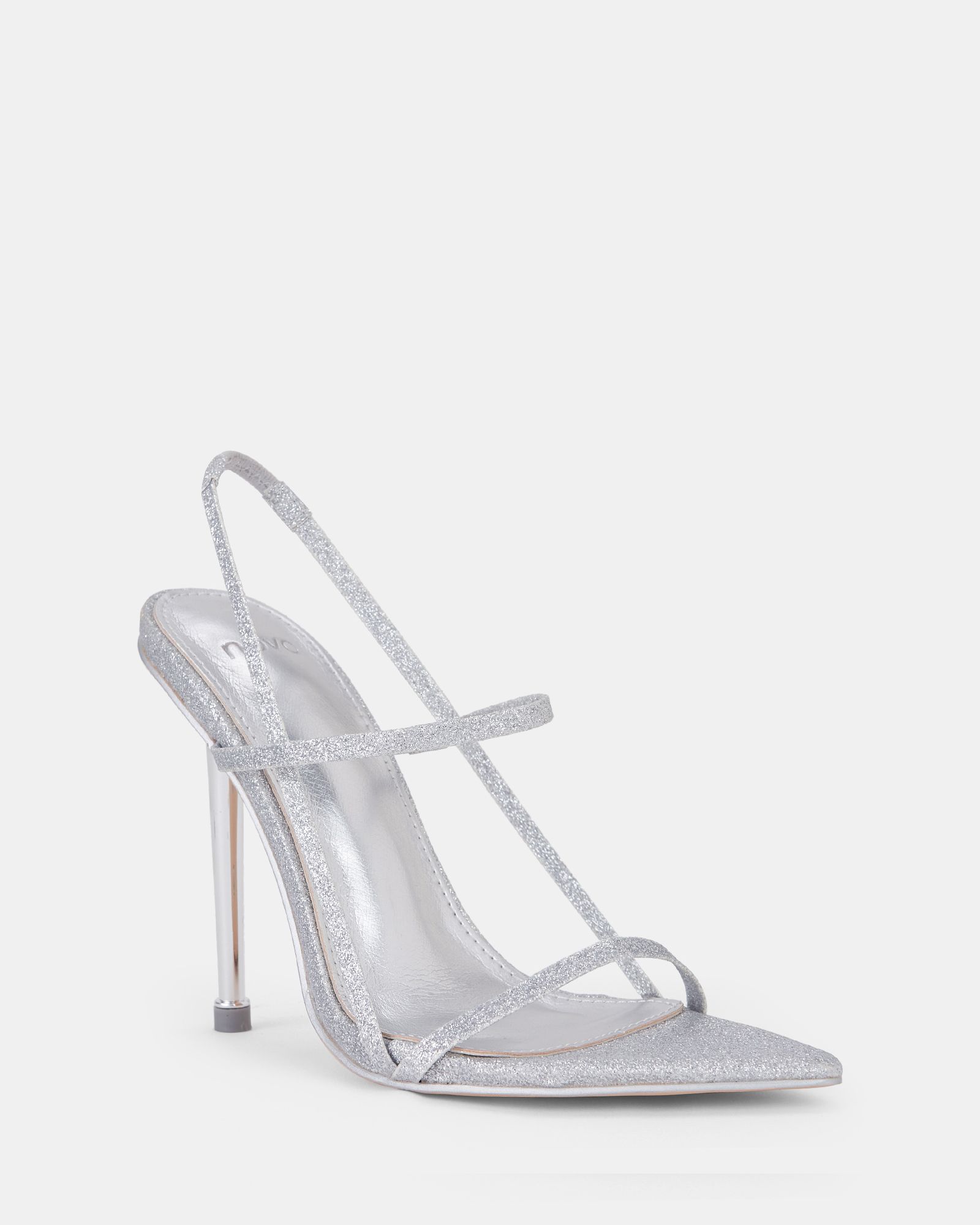 ZISSY SILVER GLITTER Stilettos Buy Women's HEELS Online Novo Shoes