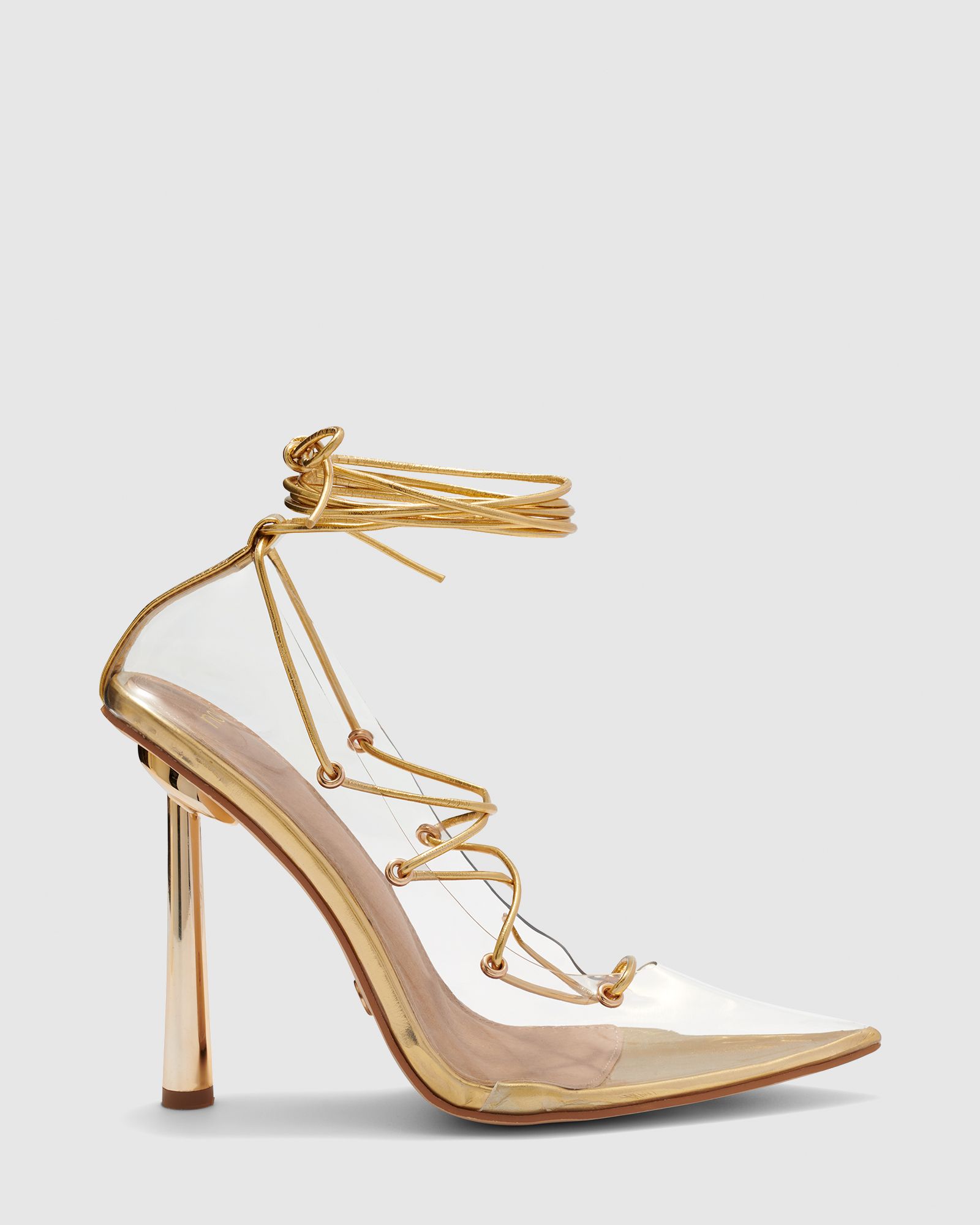 ZYLVIA / GOLD |Buy Women's HEELS Online in Metallic | Novo Shoes