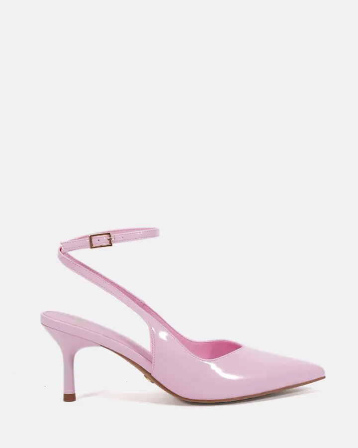 ITASHI  FAIRY FLOSS PATENT LOW HEELS