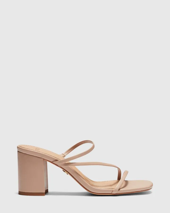NATA  NUDE BLOCK HEELS