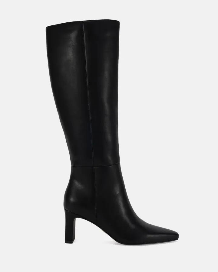 OKORO  BLACK LONG BOOTS
