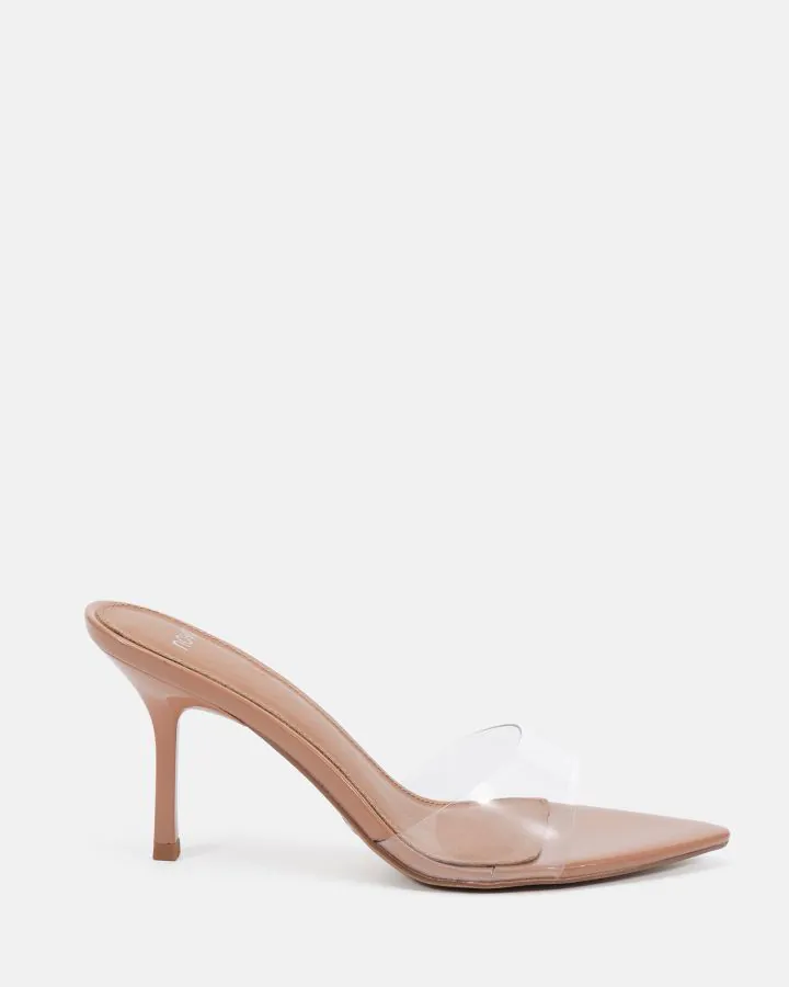 YOLO  CLEAR HIGH HEELS